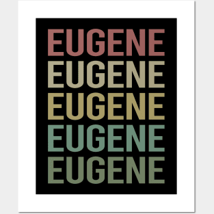 Colorful Text Eugene Posters and Art